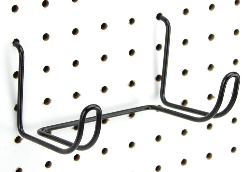 Right Arrange Drill Holder, 2 Pack - Black Steel - Hooks to Pegboard - Organization Accessory for Tool Shed, Garage, Workbench - Image 5